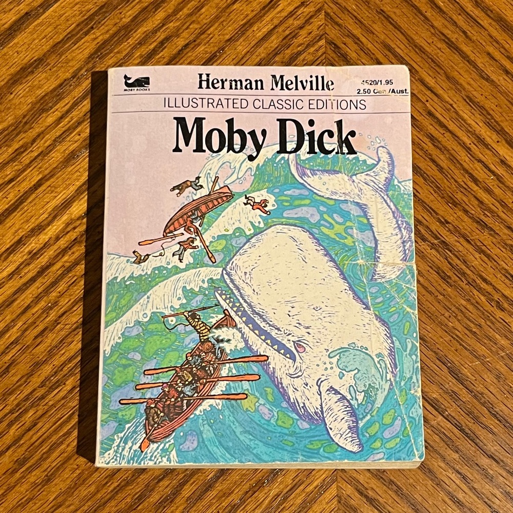 3/$20 Books: Moby Dick by Herman Melville Illustrated Classic Editions